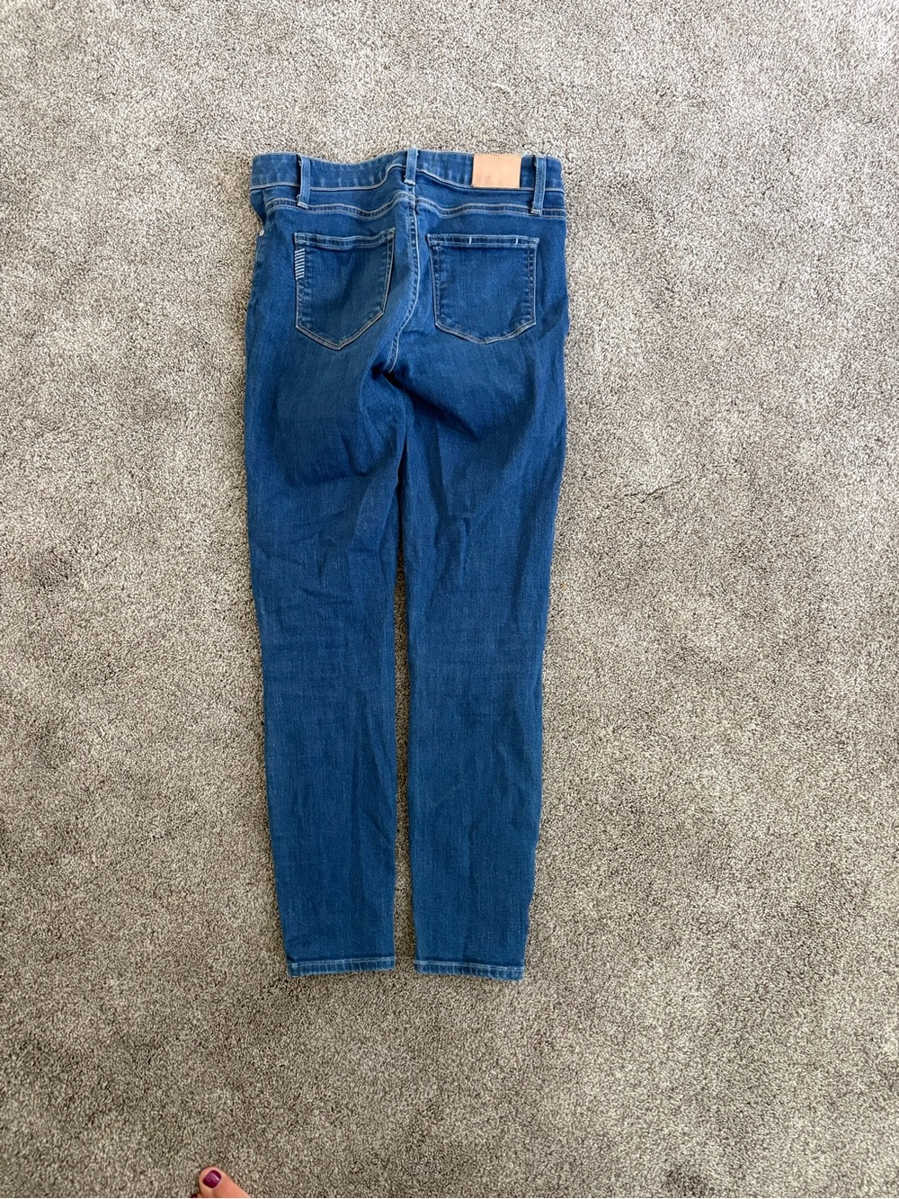 PAIGE Women's Dark Blue Skinny Jeans